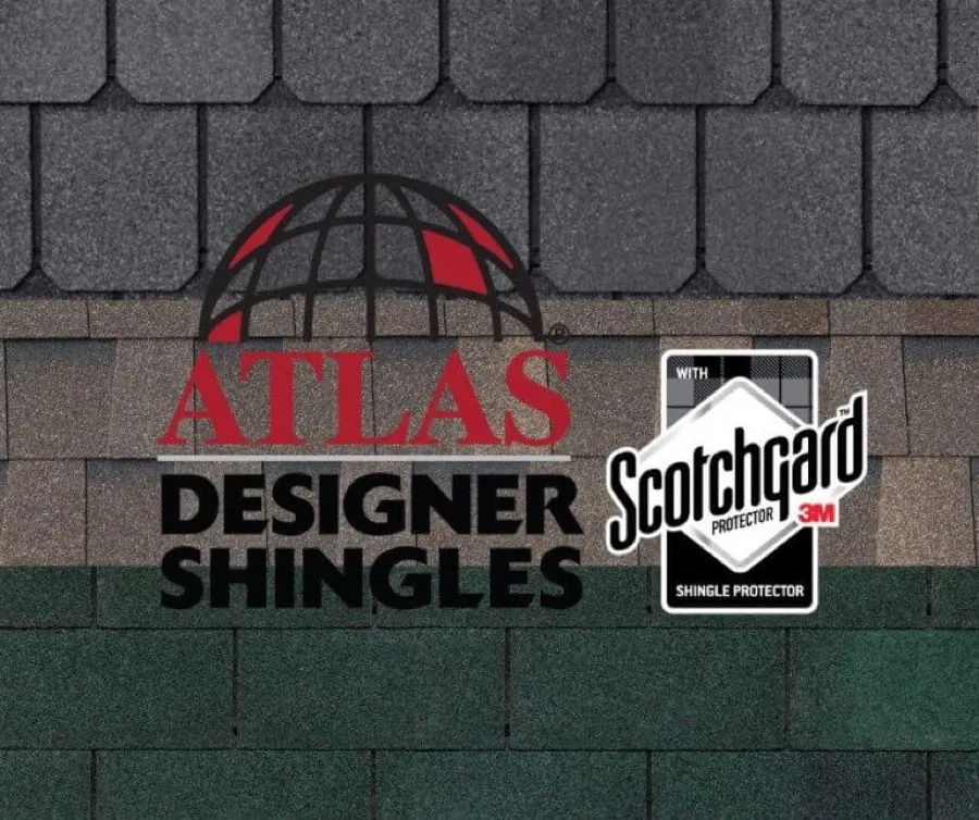 Atlas Designer Shingles with 3M Scotchgard Protector